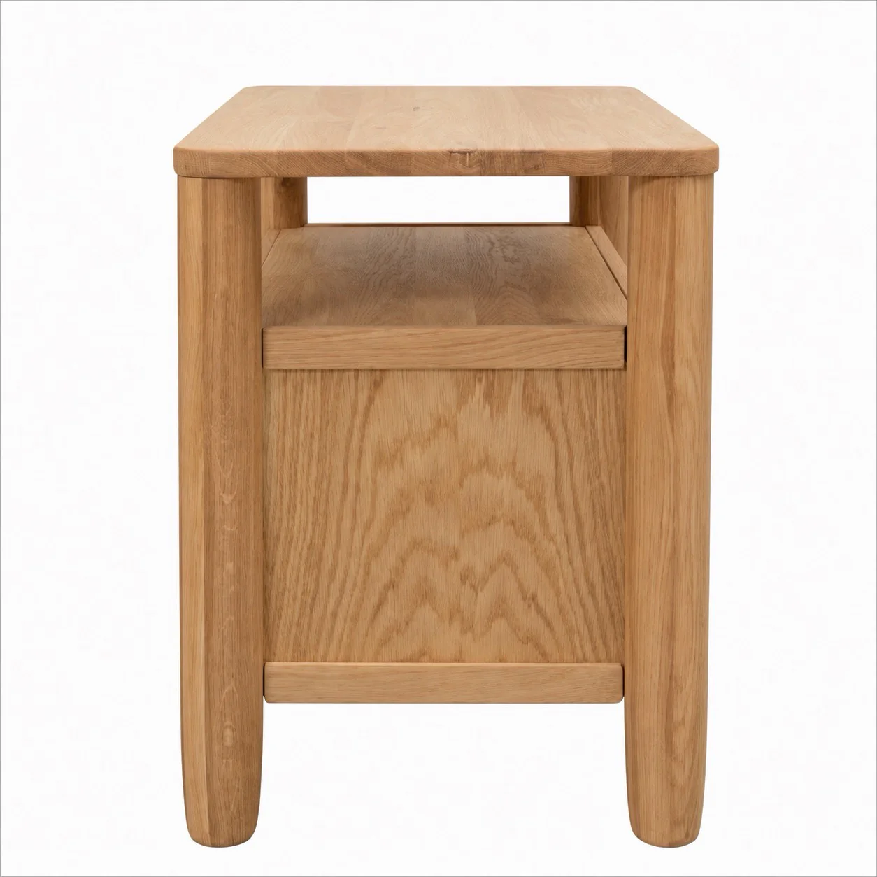 Mesa de noche de madera maciza de roble AURA | VESKOR - Image 8
