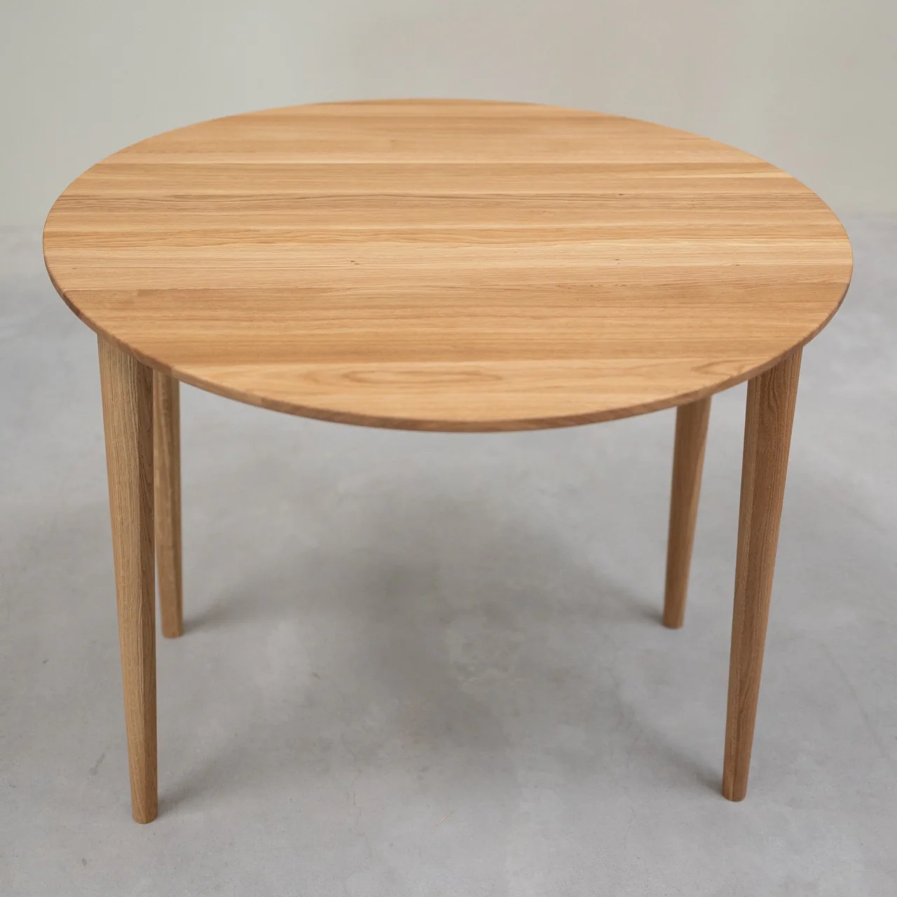 Mesa redonda de comedor extensible madera maciza de roble LUNA | NordicStory - Image 2