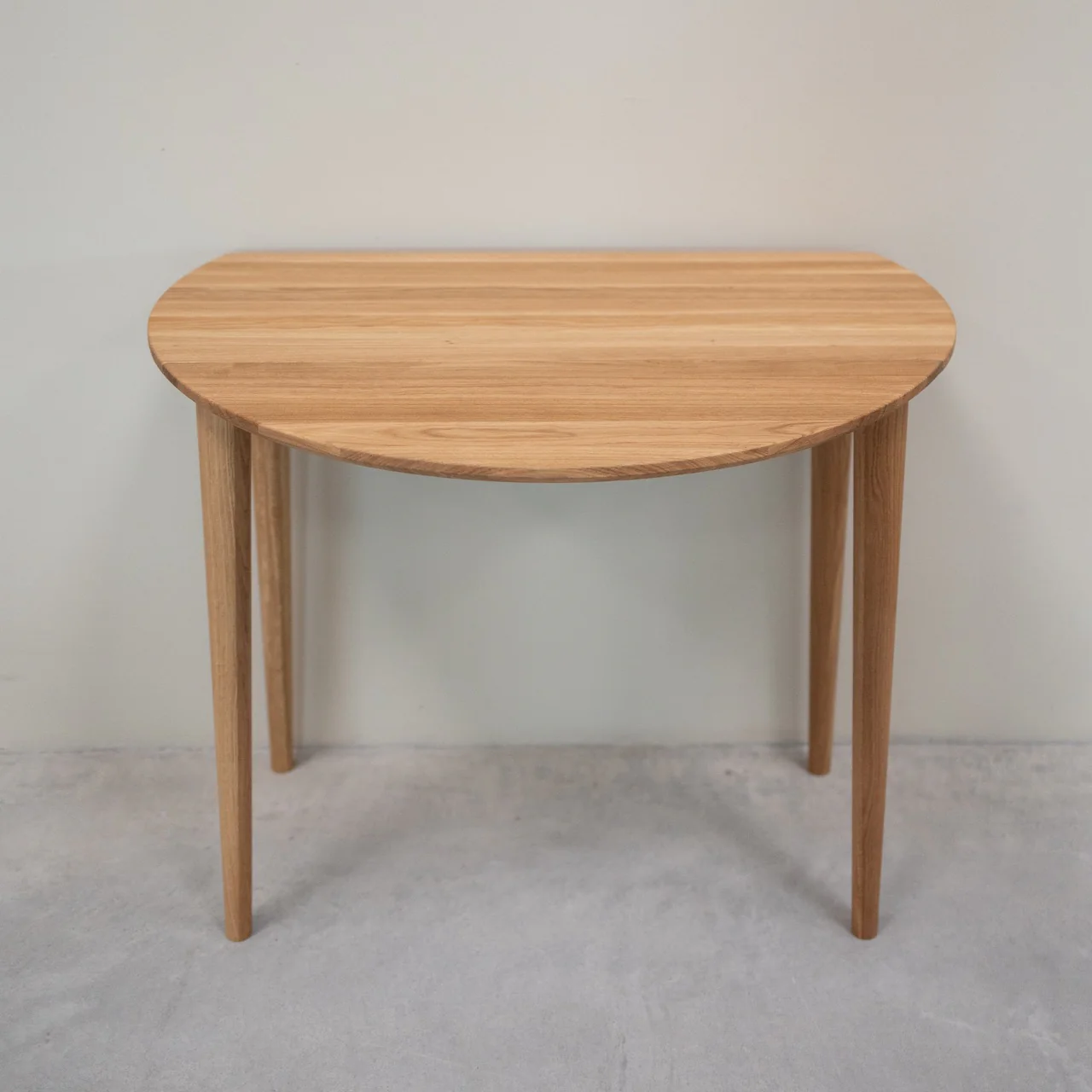 Mesa redonda de comedor extensible madera maciza de roble LUNA | NordicStory - Image 3