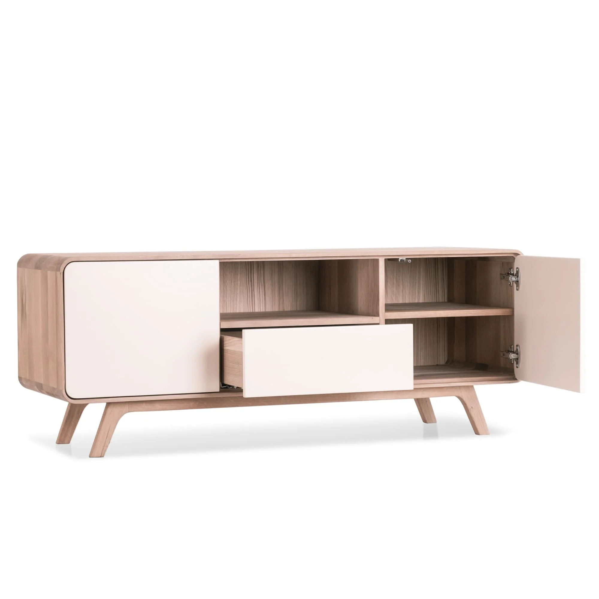 Mueble de TV madera maciza OSLO 2 | NordicStory - Image 6