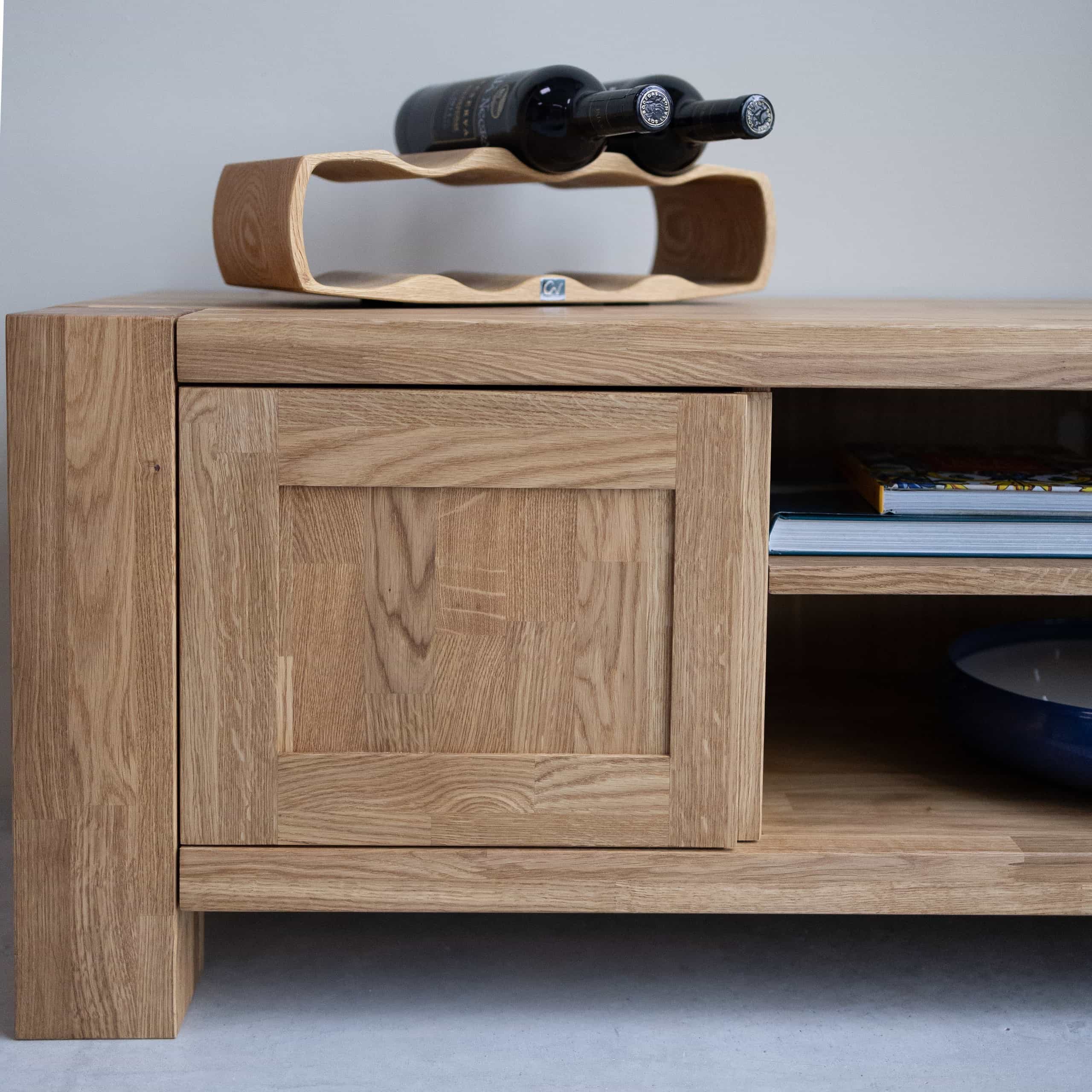 Mueble de TV madera maciza roble BALDER | NordicStory - Image 5
