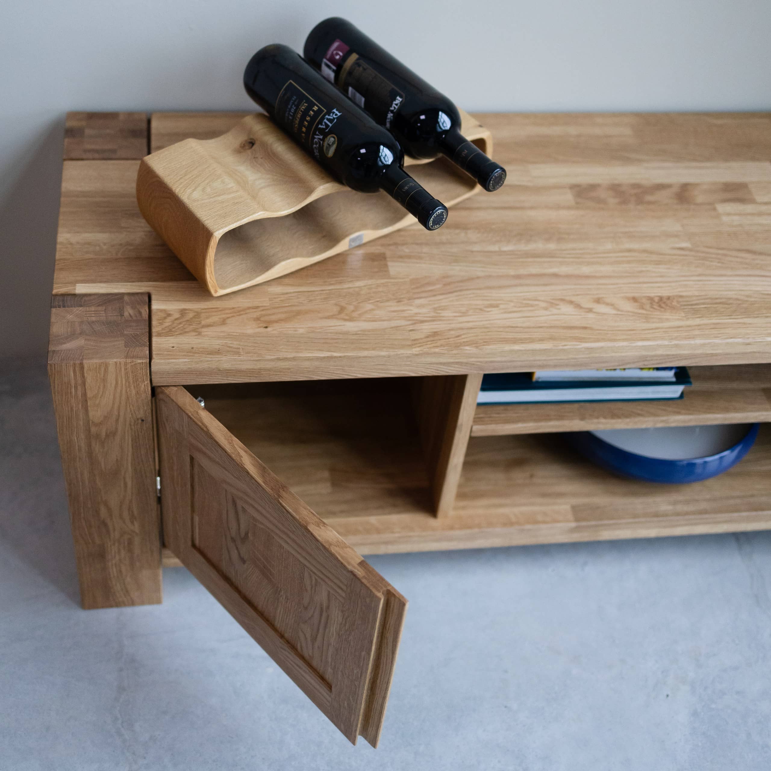 Mueble de TV madera maciza roble BALDER | NordicStory - Image 7