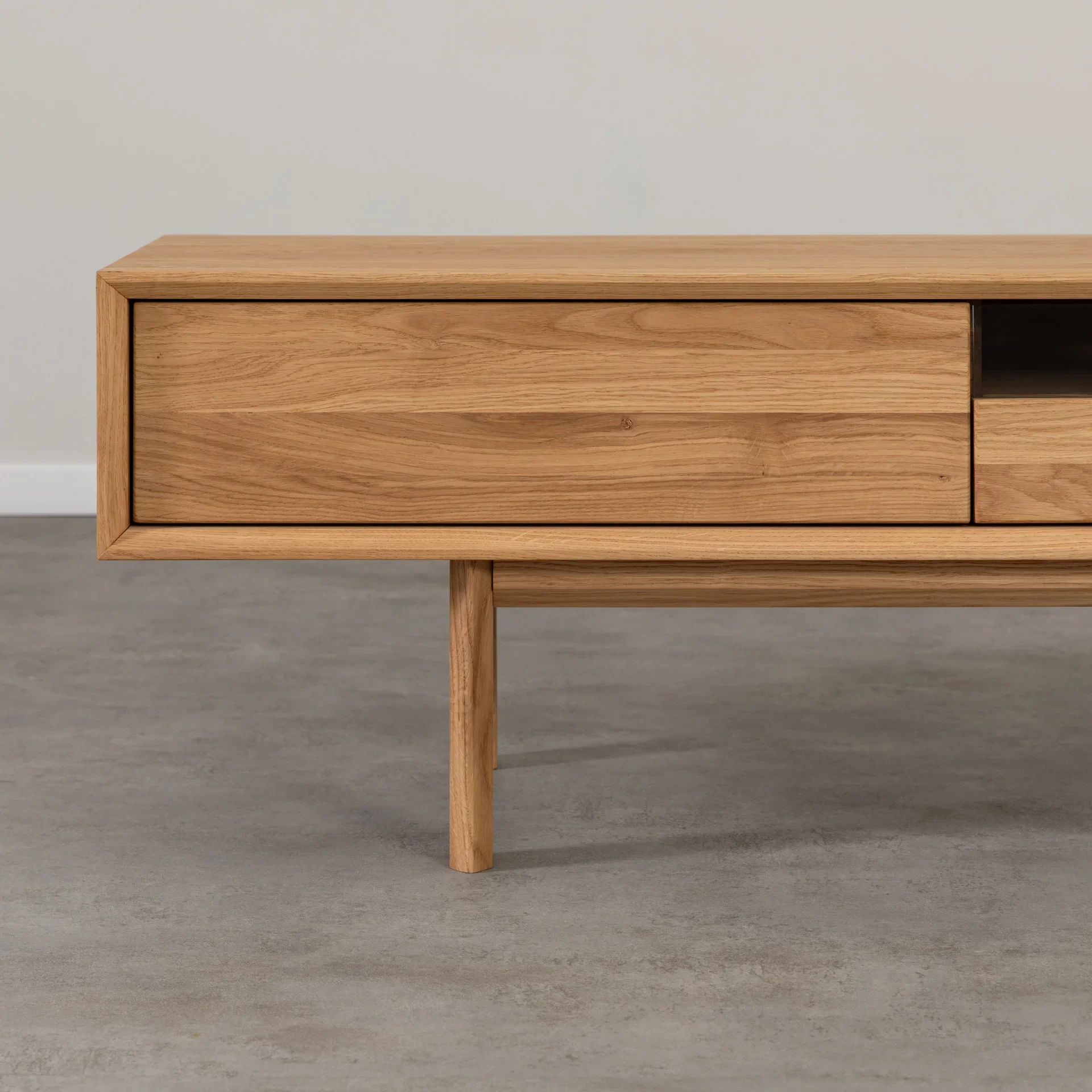 Mueble de TV madera maciza roble KODAMA | NordicStory - Image 4