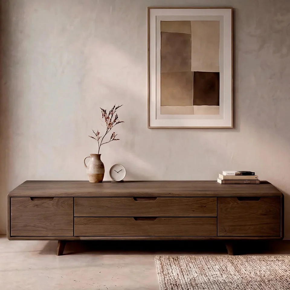 Mueble de TV de madera maciza SWEDEN 1 | NordicStory - Image 3