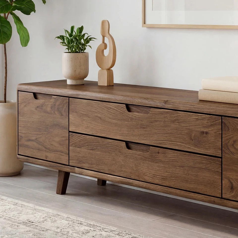 Mueble de TV de madera maciza SWEDEN 1 | NordicStory - Image 4