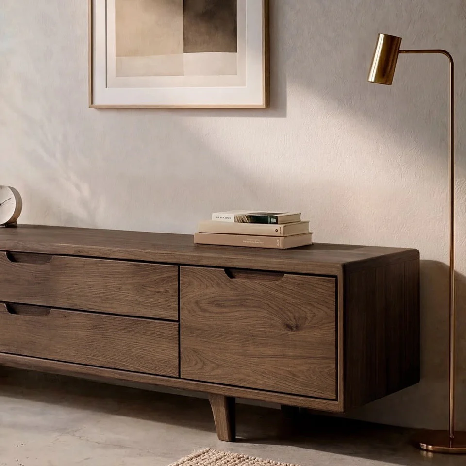 Mueble de TV de madera maciza SWEDEN 1 | NordicStory - Image 6