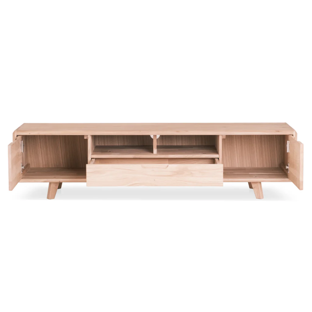 Mueble de TV de madera maciza SWEDEN 2 | NordicStory - Image 4