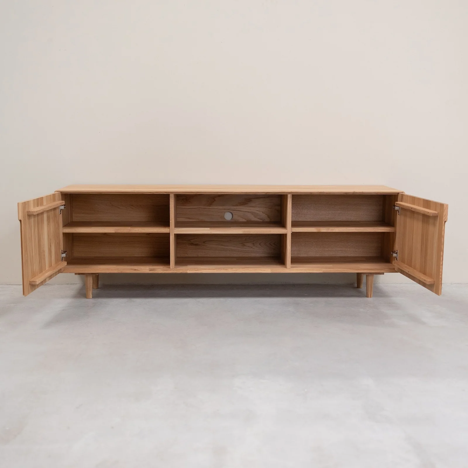 Mueble de TV madera roble AMANDI | NordicStory - Image 2