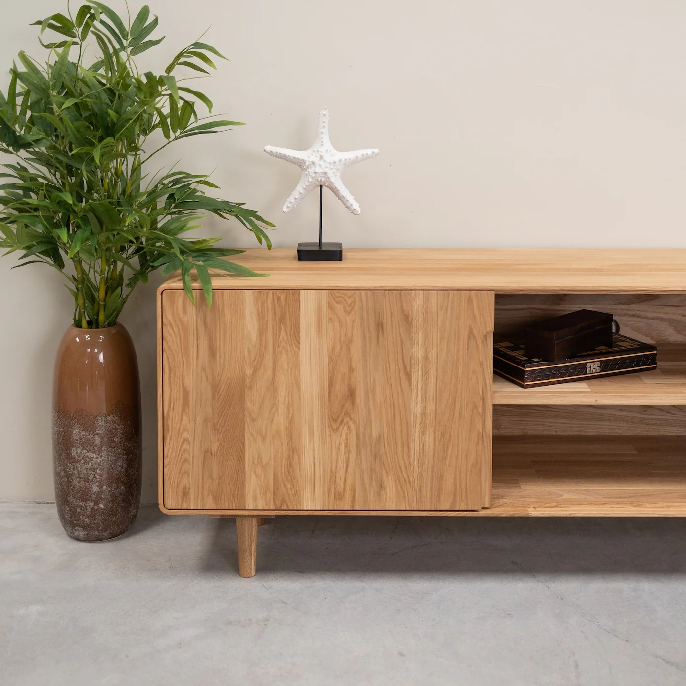 Mueble de TV madera roble AMANDI | NordicStory - Image 3