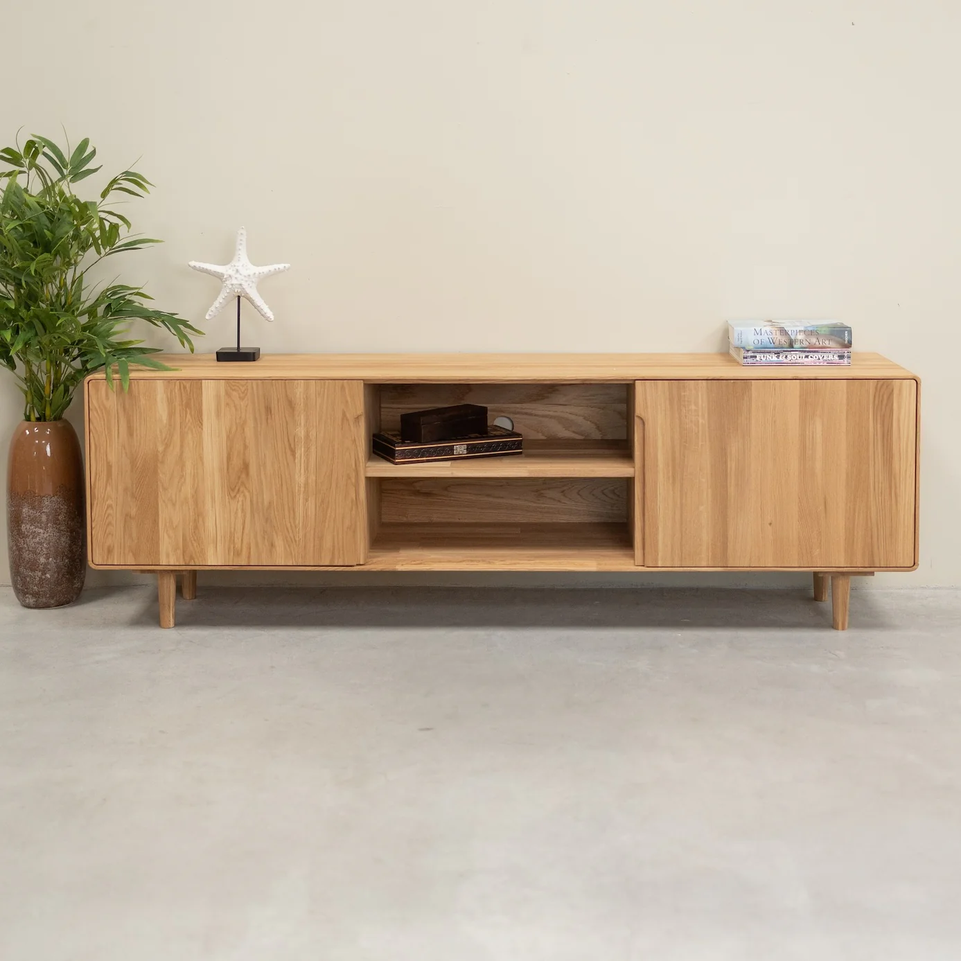 Mueble de TV madera roble AMANDI | NordicStory - Image 6