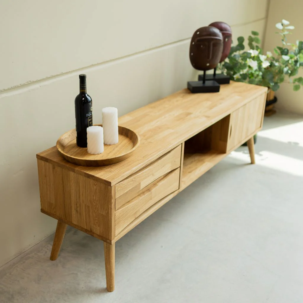 Mueble TV de madera de roble MALMO | NordicStory - Image 3