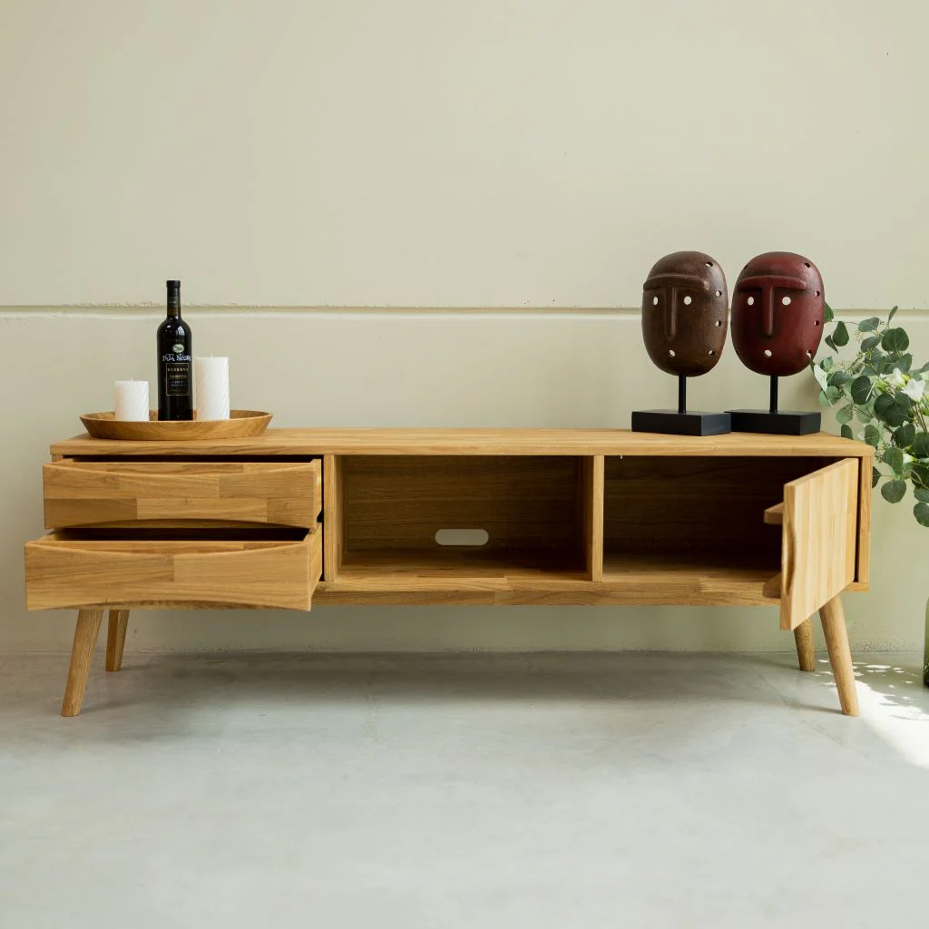 Mueble TV de madera de roble MALMO | NordicStory - Image 4