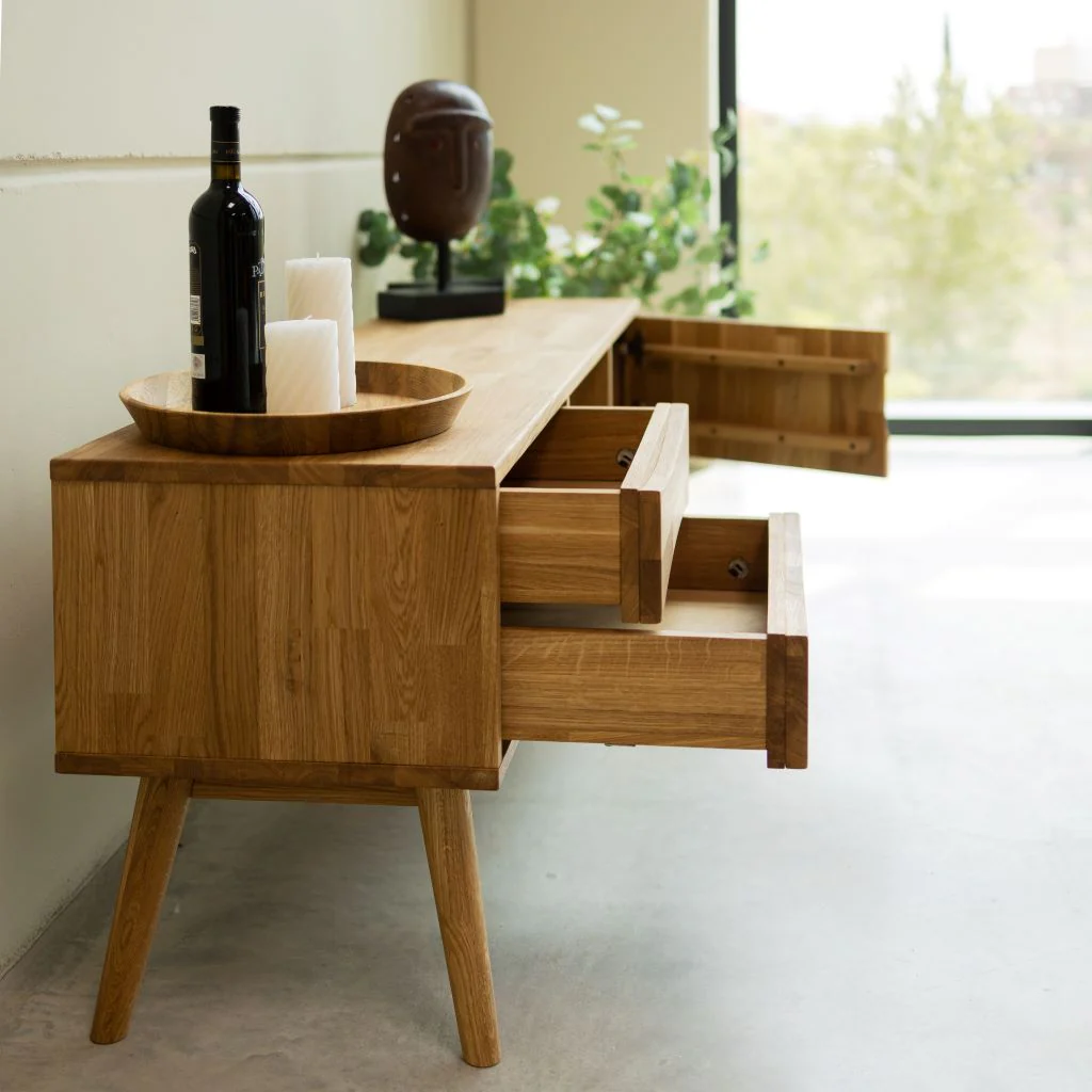 Mueble TV de madera de roble MALMO | NordicStory - Image 6