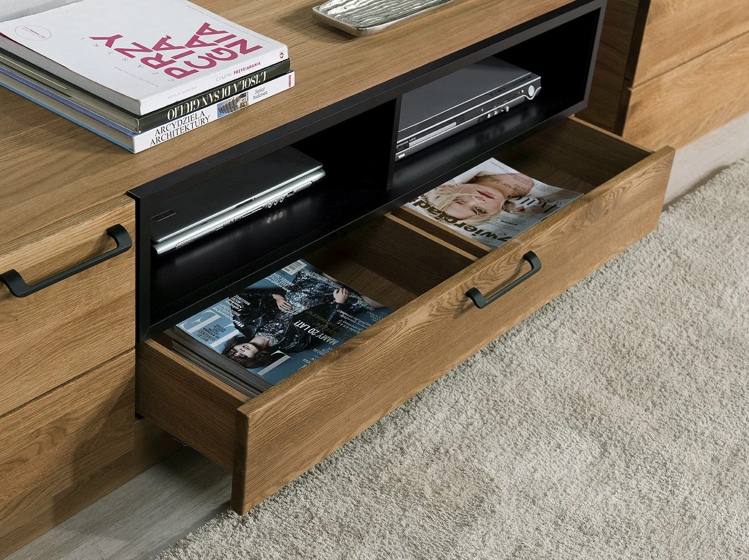 Mueble TV madera de roble MOZAIK 25 | LoftStory - Image 4