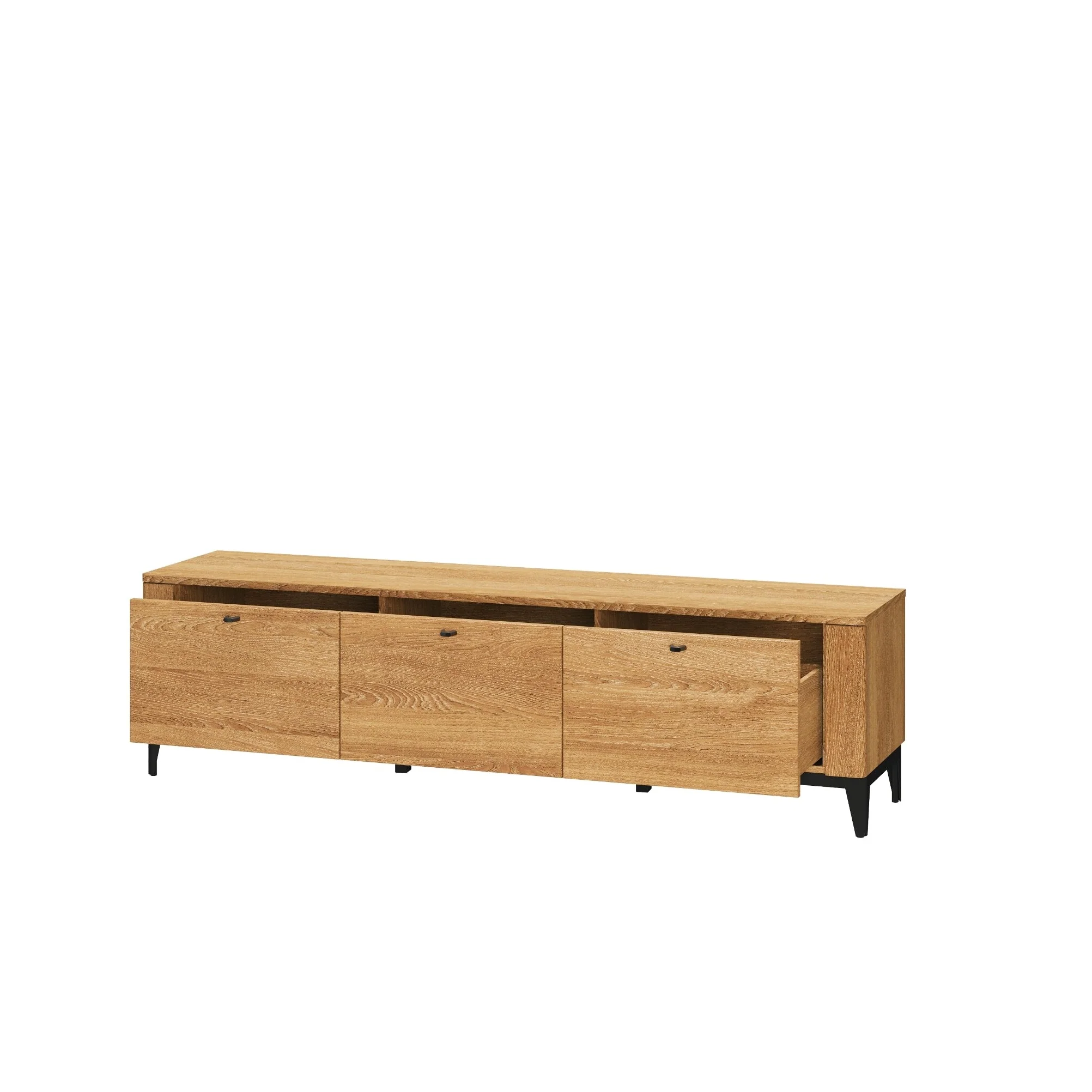 Mueble TV de madera roble OPORTO 25 | LoftStory - Image 4