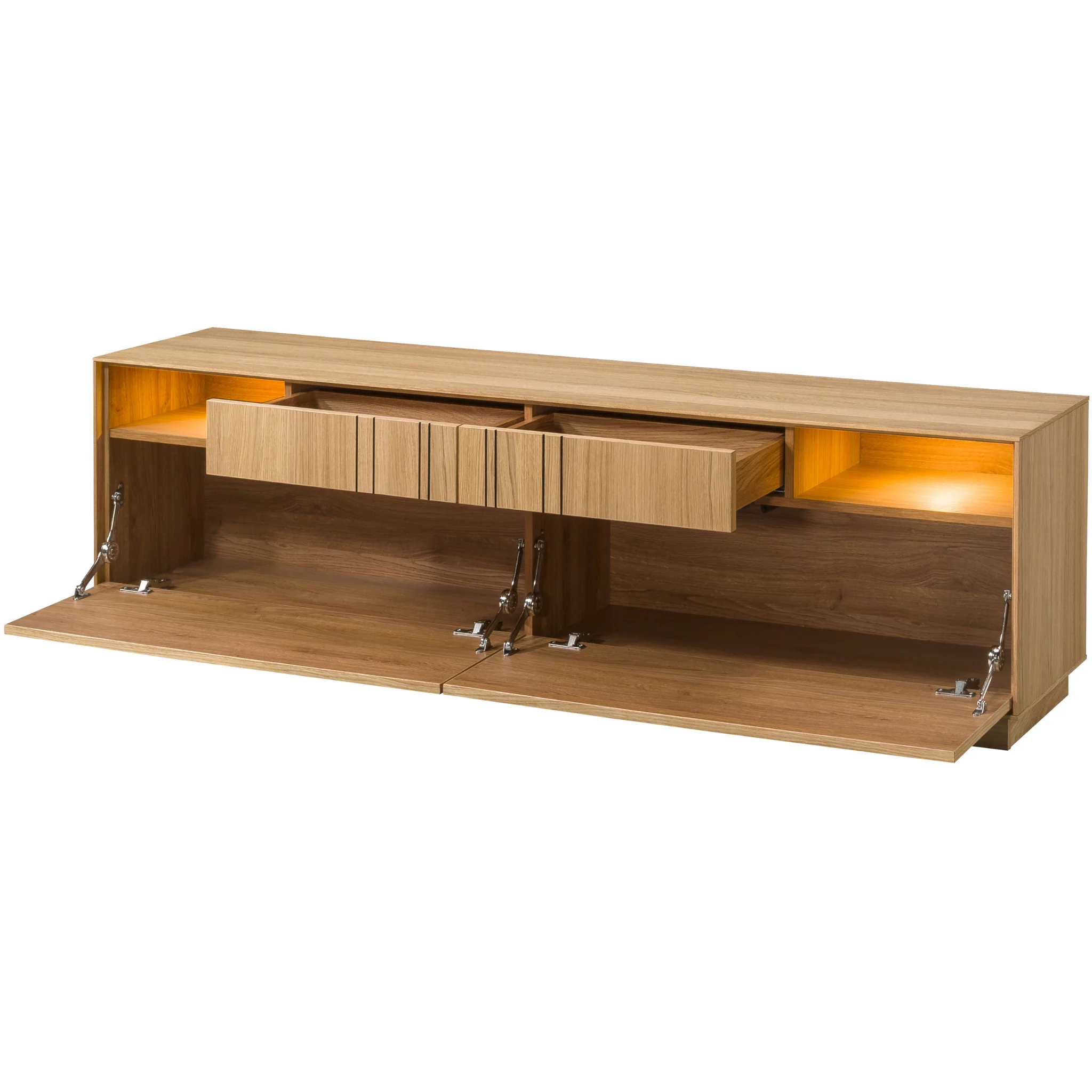 Mueble TV de madera roble JOIN 25 | LoftStory - Image 2