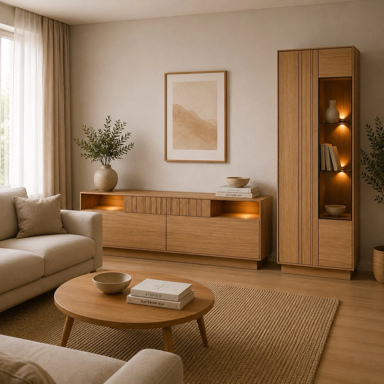 Mueble TV de madera roble JOIN 25 | LoftStory - Image 6