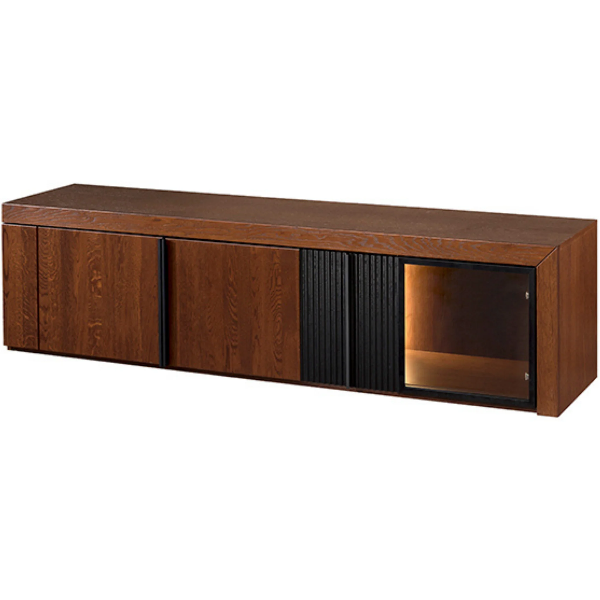Mueble de TV de madera roble PARIS 25 | LoftStory