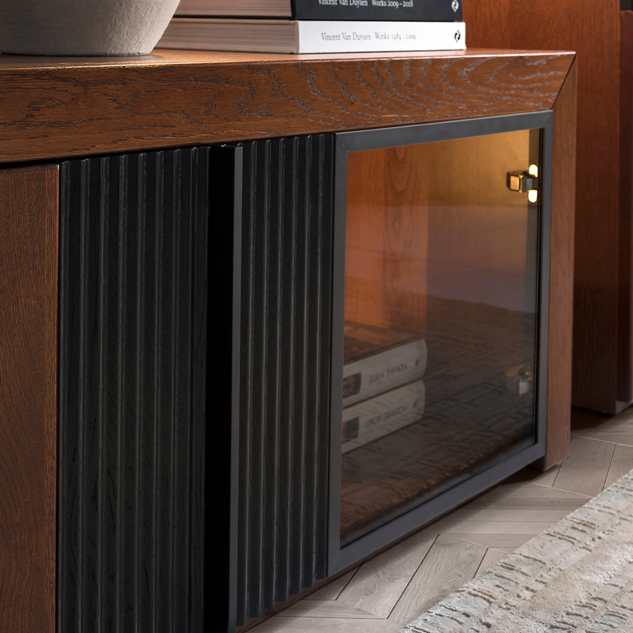 Mueble de TV de madera roble PARIS 25 | LoftStory - Image 3