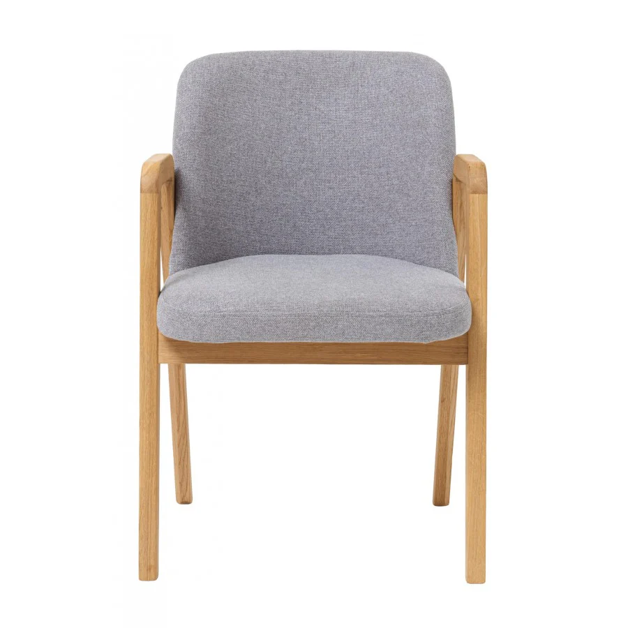 Pack de 2 o 4 Sillas de Comedor Chill, Estructura de Madera Maciza de Roble, Tapizado | VESKOR - Image 8