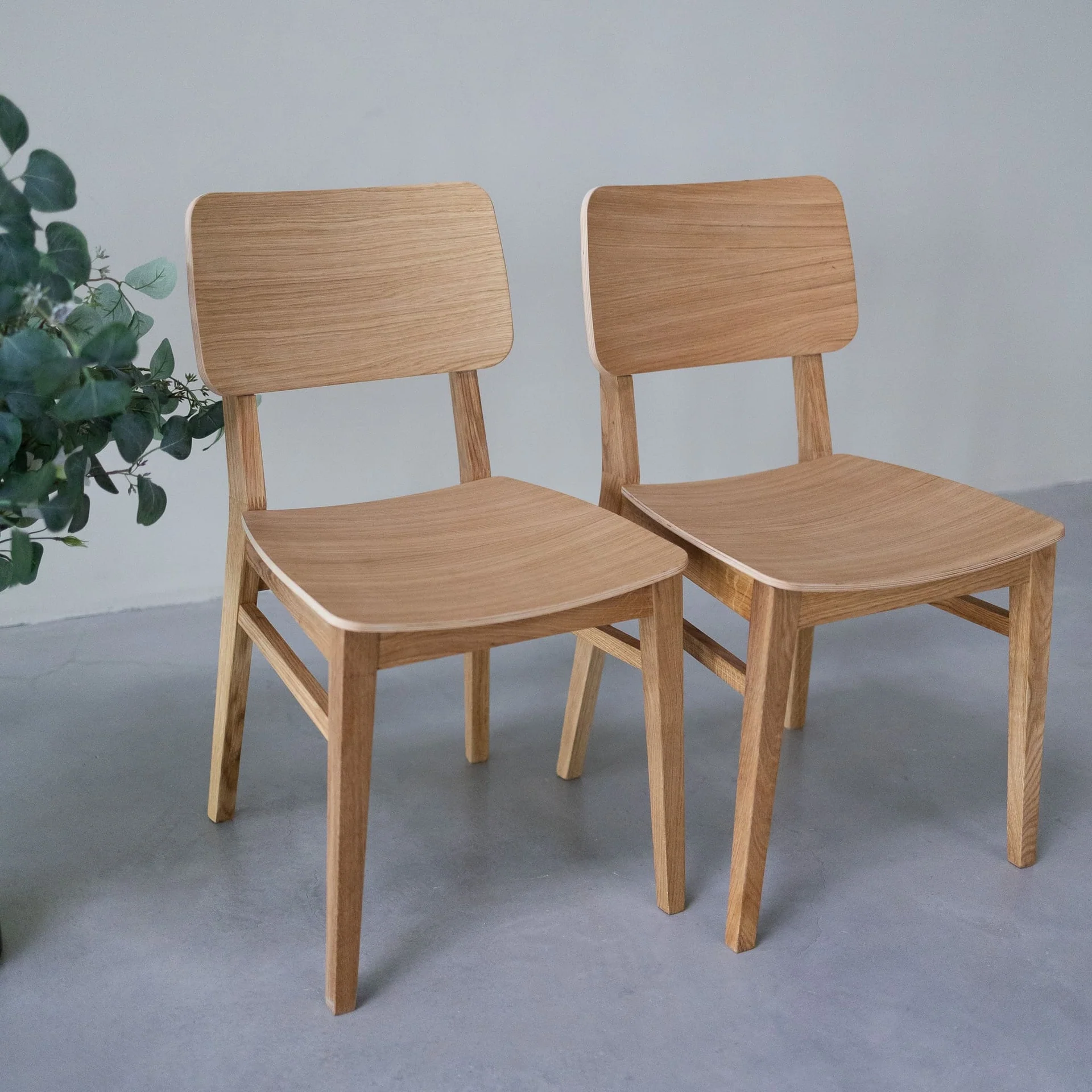 Pack de 2 o 4 Sillas de comedor madera roble KODAMA | NordicStory - Image 9