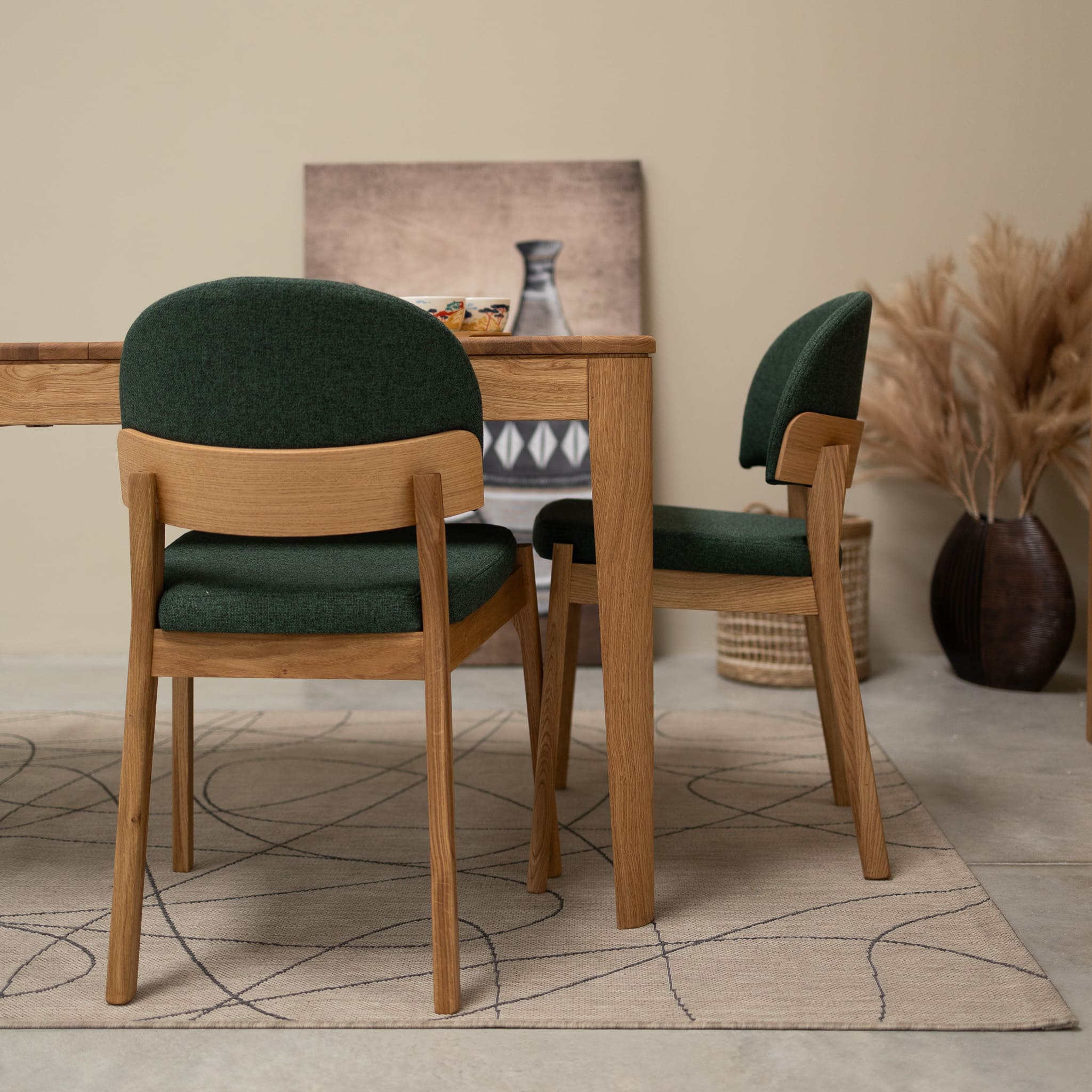 Pack de 2 o 4 Sillas de Madera Maciza de Roble Astrid | NordicStory - Image 11