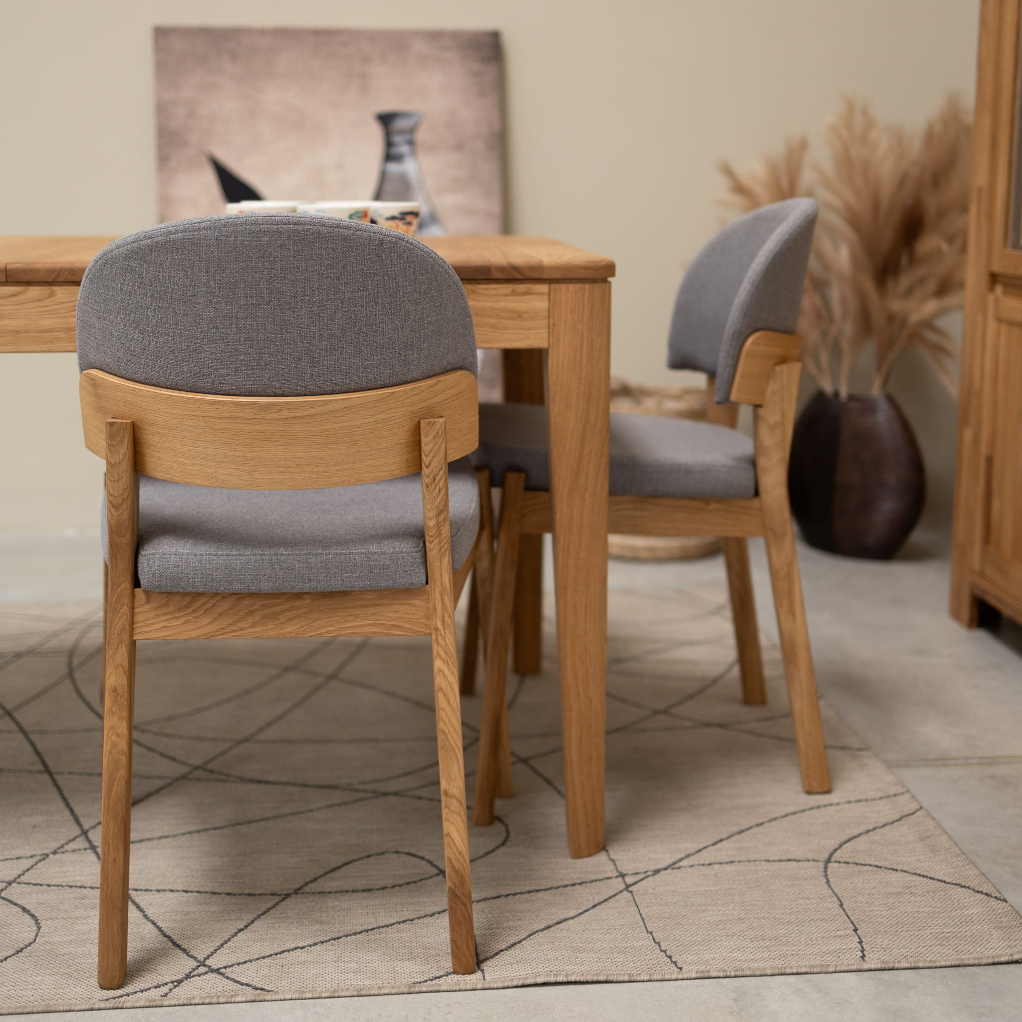 Pack de 2 o 4 Sillas de Madera Maciza de Roble Astrid | NordicStory - Image 12