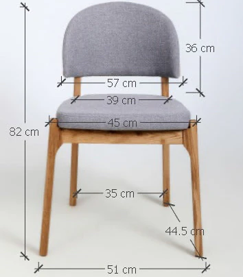 Pack de 2 o 4 Sillas de Madera Maciza de Roble Astrid | NordicStory - Image 16