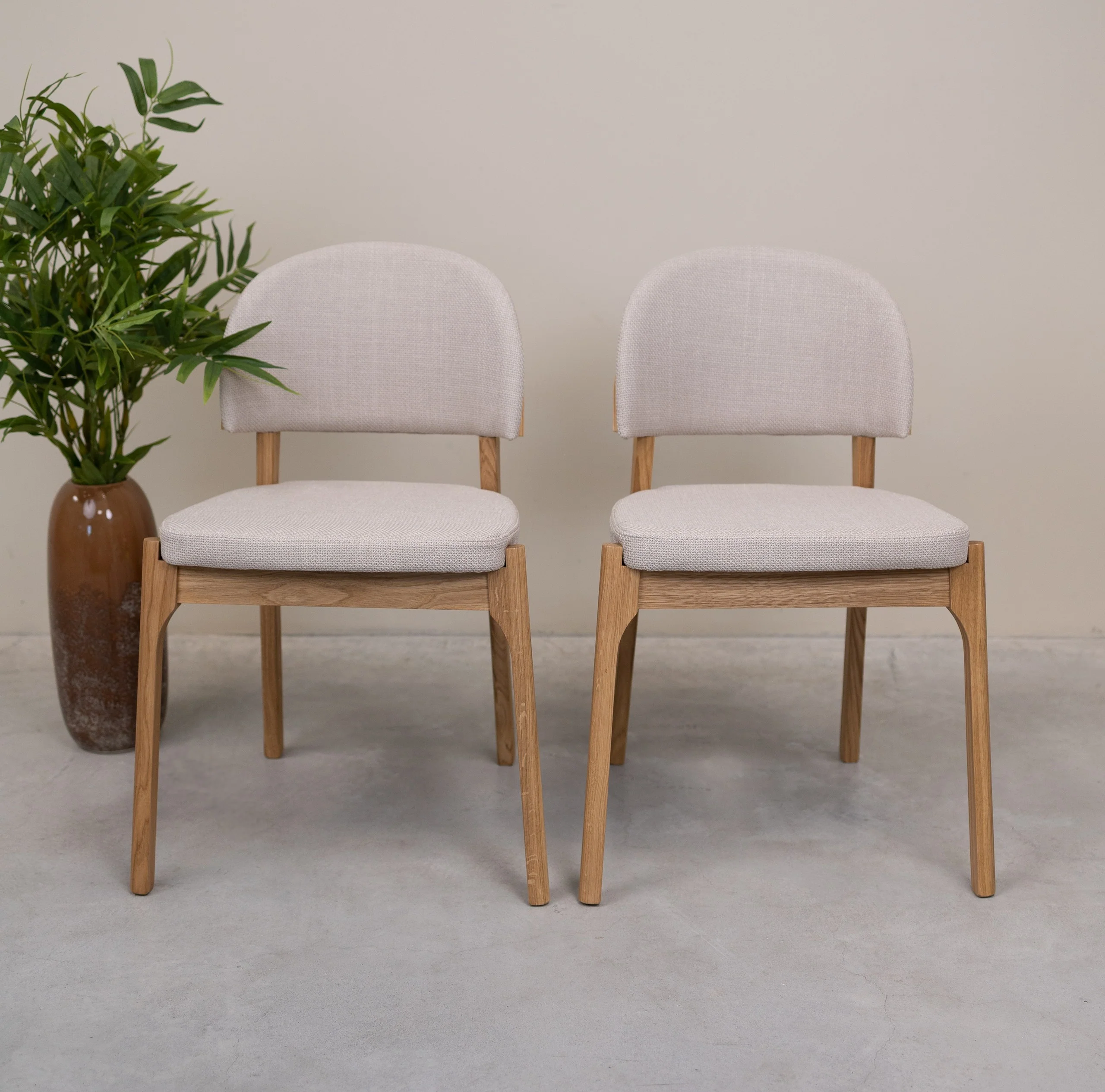 Pack de 2 o 4 Sillas de Madera Maciza de Roble Astrid | NordicStory - Image 7