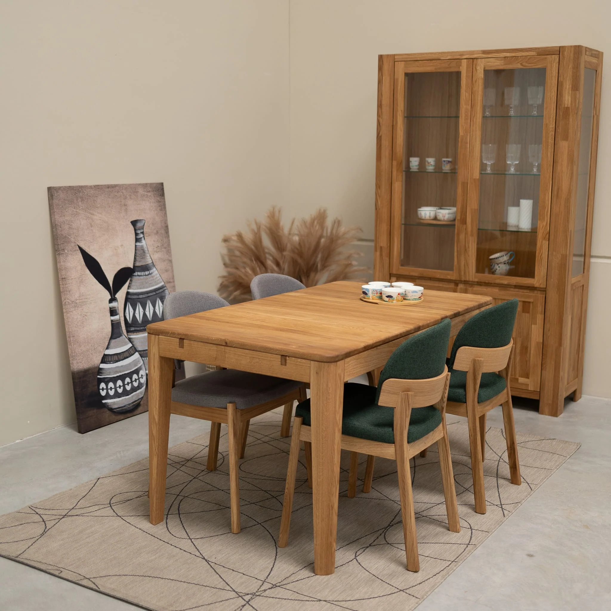 Pack de 2 o 4 Sillas de Madera Maciza de Roble Astrid | NordicStory - Image 9