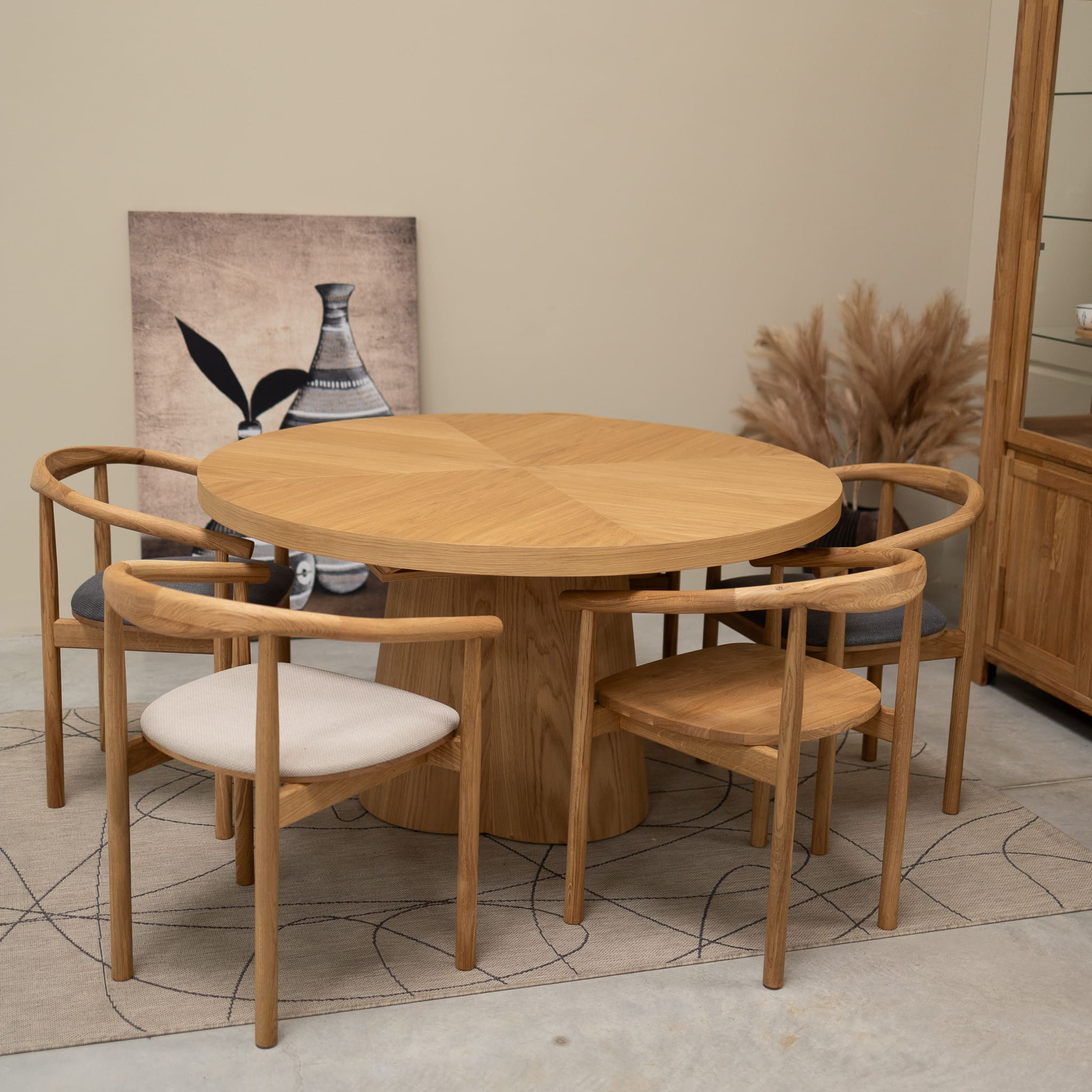 Pack de 2 o 4 Sillas de Madera Maciza de Roble Lea | NordicStory - Image 3