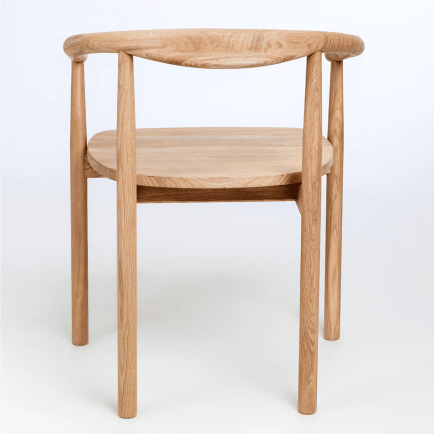 Pack de 2 o 4 Sillas de Madera Maciza de Roble Lea | NordicStory - Image 6