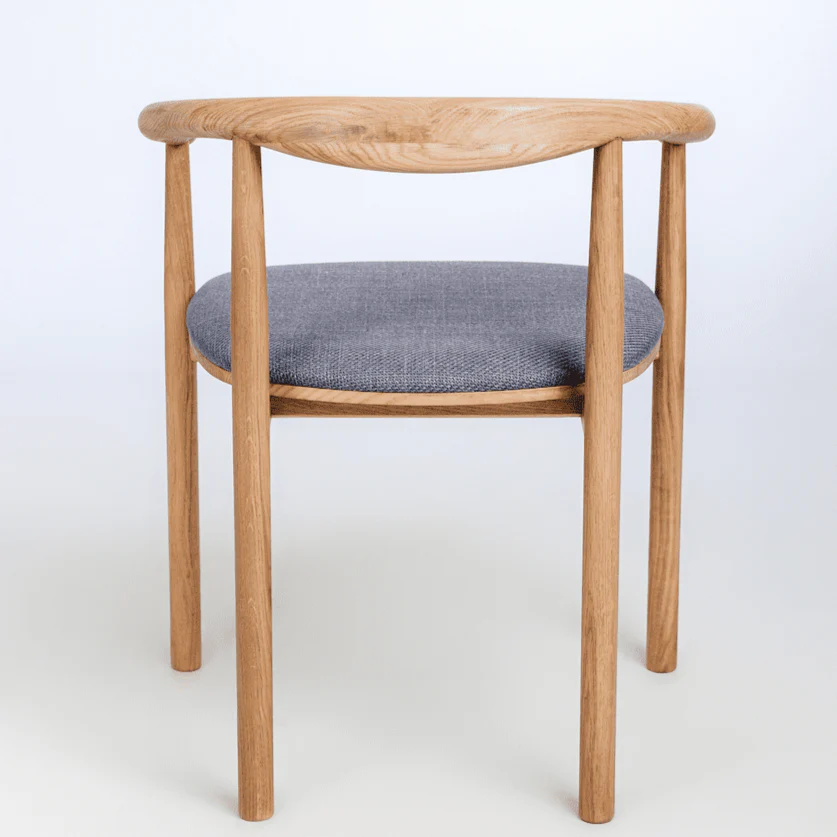Pack de 2 o 4 Sillas de Madera Maciza de Roble Tapizadas Lea | NordicStory - Image 10