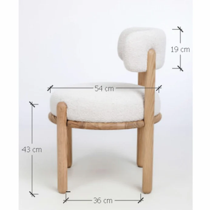 Pack de 2 Sillas de Madera Maciza de Roble Lova | NordicStory - Image 7