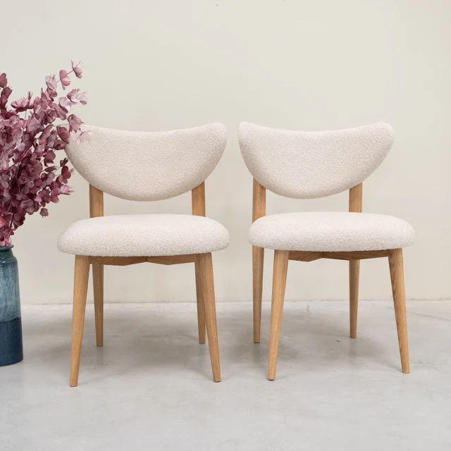Pack de Sillas de madera maciza roble Nube | NordicStory - Image 6