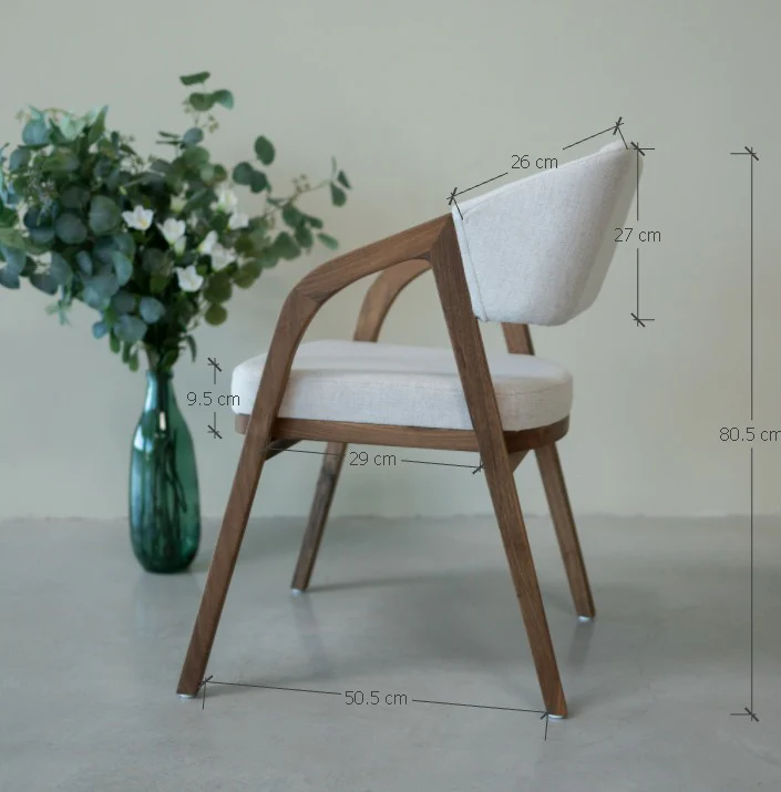 Silla de madera maciza roble o nogal SWEDEN | NordicStory - Image 14