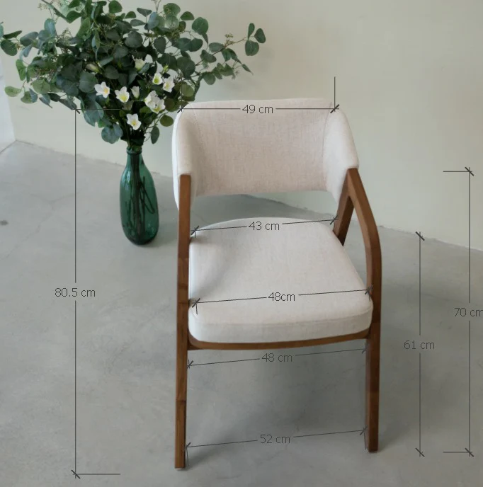 Silla de madera maciza roble o nogal SWEDEN | NordicStory - Image 15