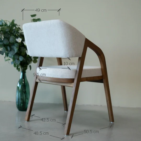 Silla de madera maciza roble o nogal SWEDEN | NordicStory - Image 16