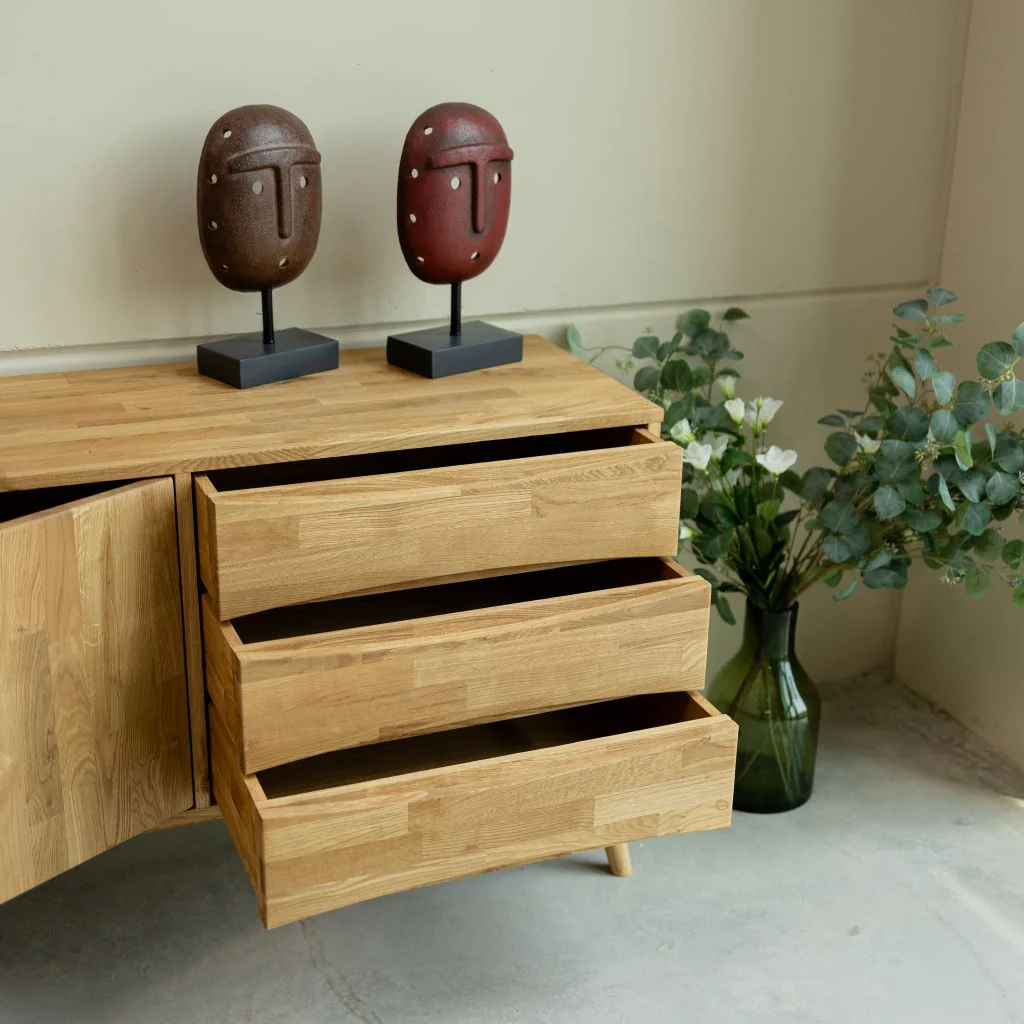 Aparador de madera de roble MALMO | NordicStory - Image 3
