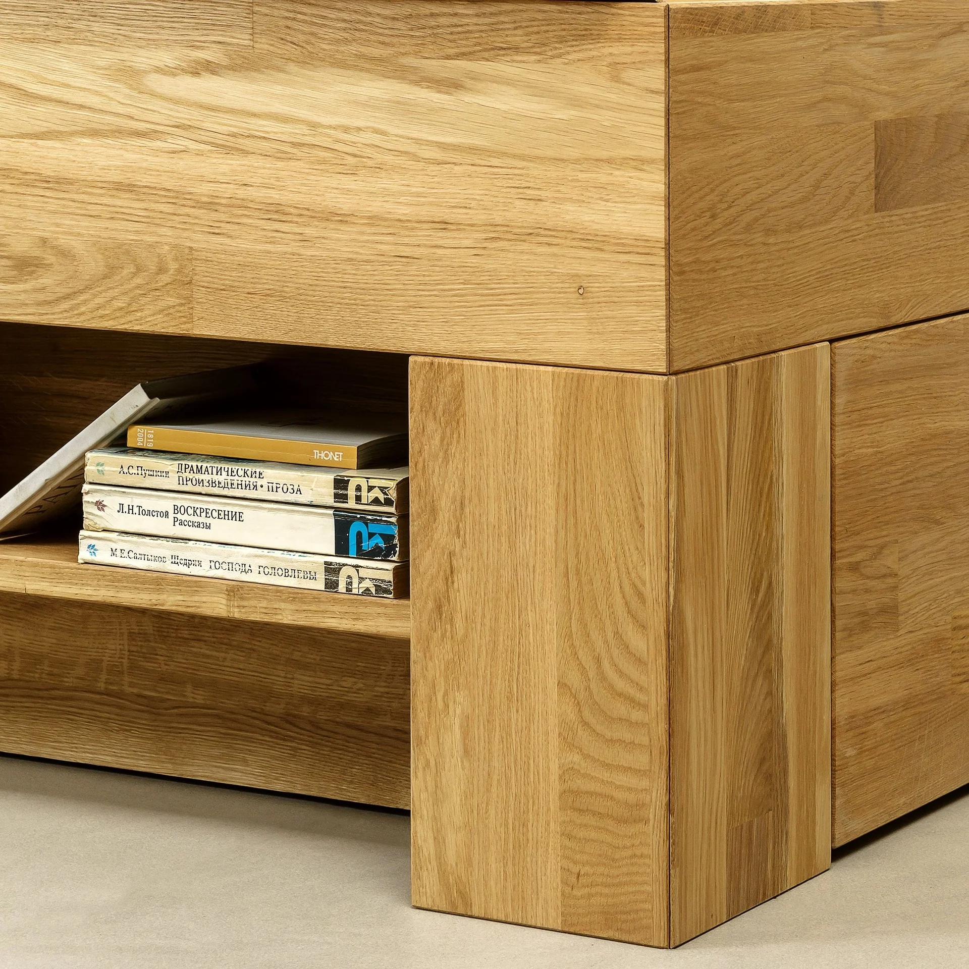 Cama con almacenaje de madera maciza roble UPPSALA | NordicStory - Image 10