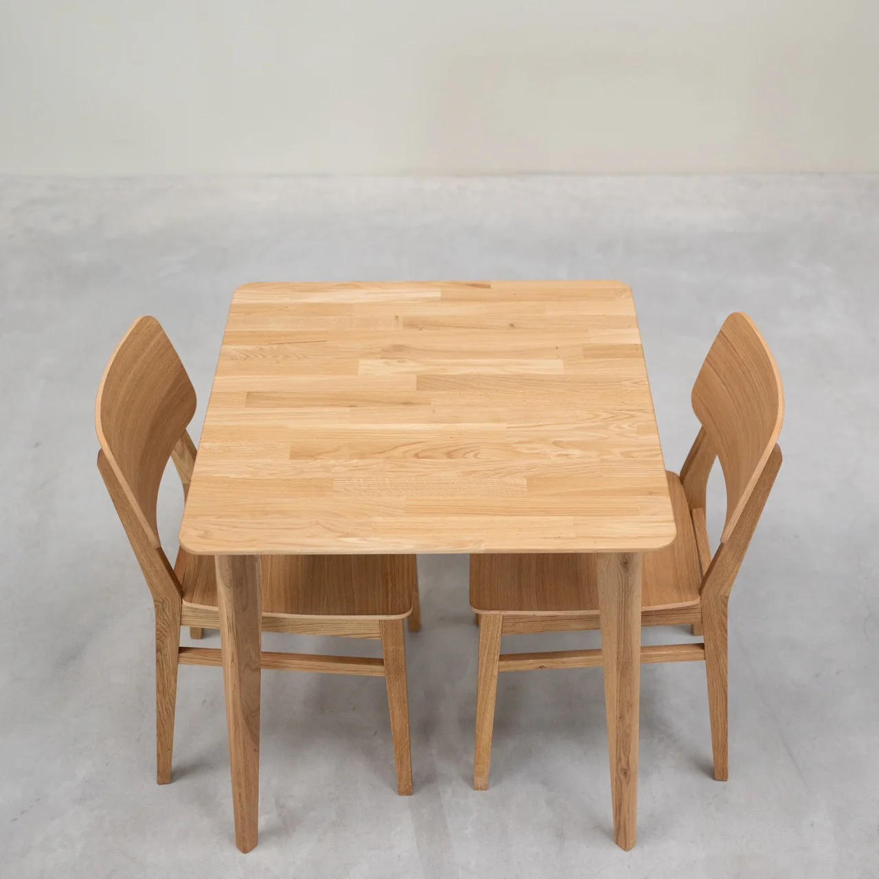 Mesa de comedor cuadrada de madera maciza de roble GUSTAF | NordicStory - Image 3