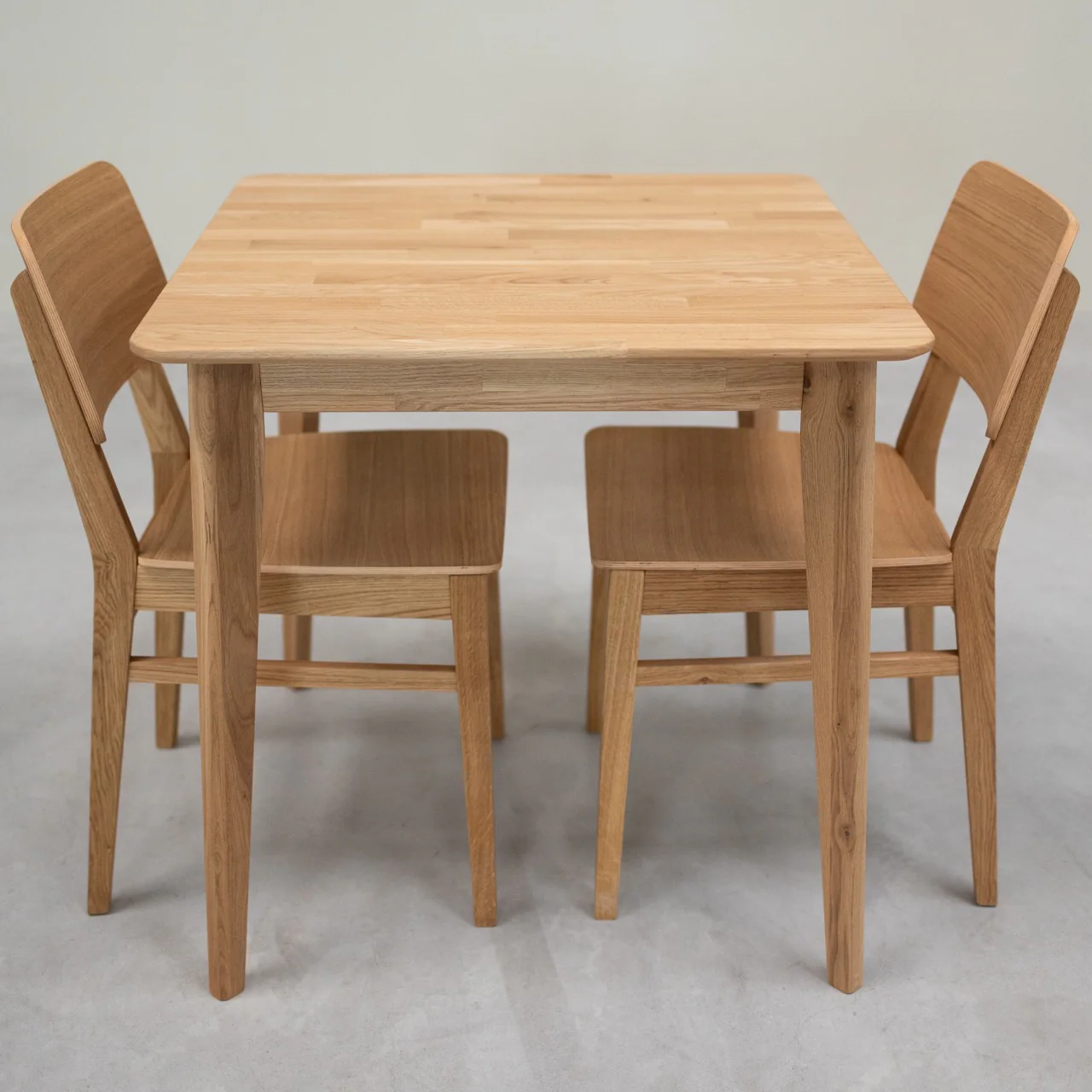 Mesa de comedor cuadrada de madera maciza de roble GUSTAF | NordicStory - Image 5