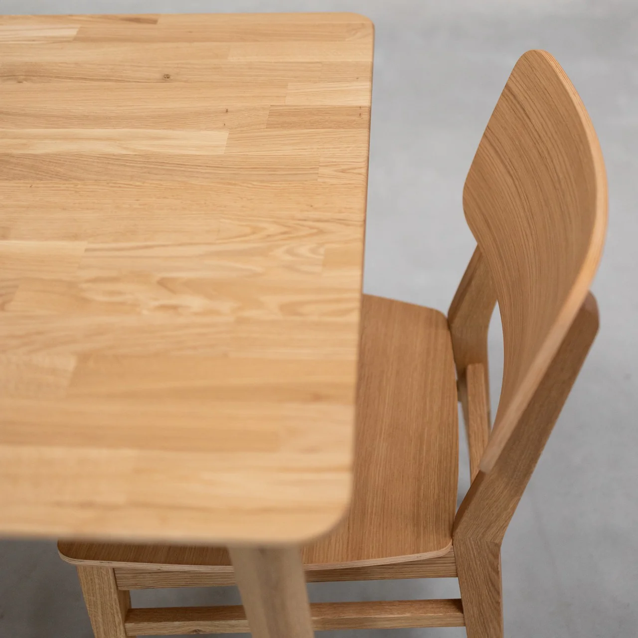 Mesa de comedor cuadrada de madera maciza de roble GUSTAF | NordicStory - Image 6