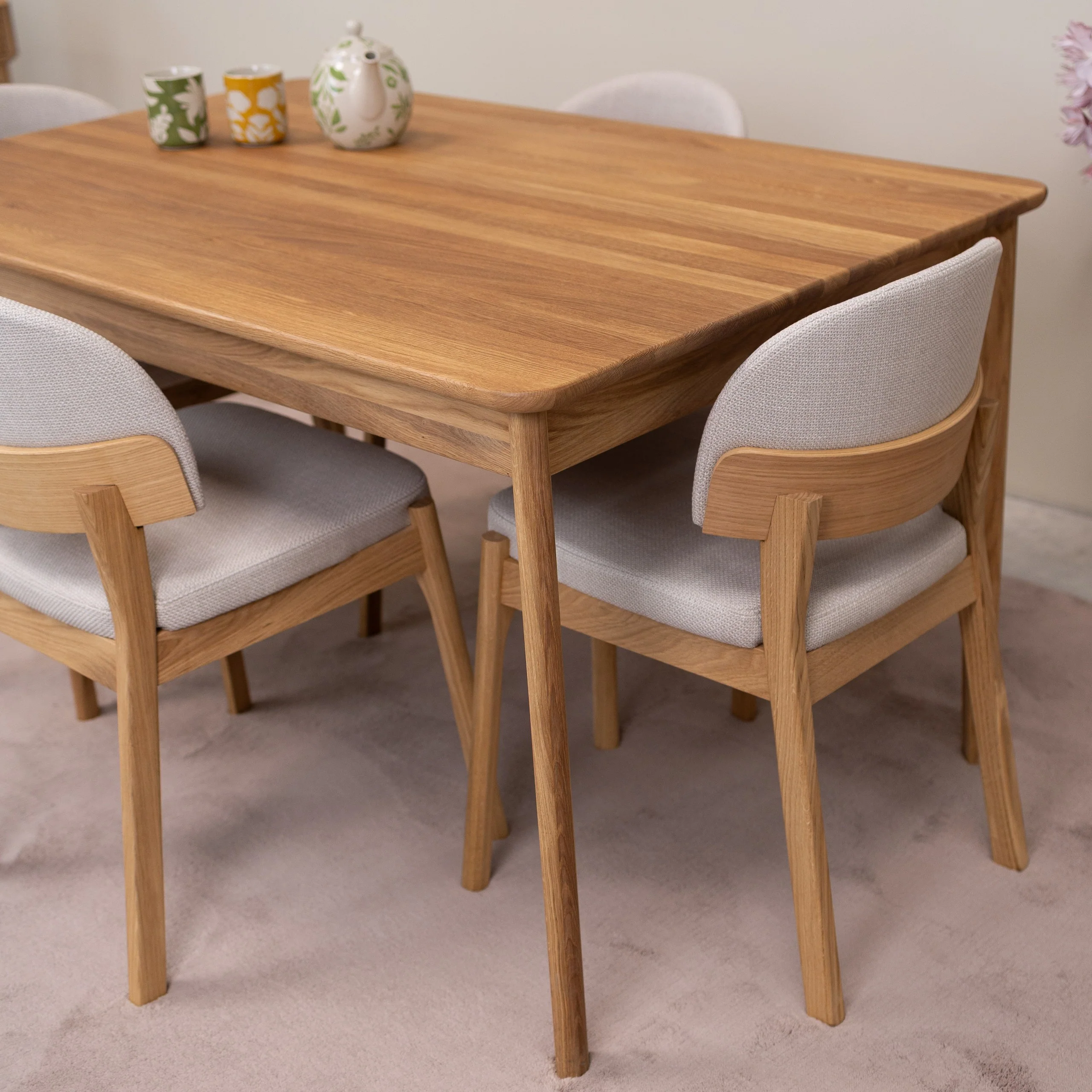 Mesa de comedor extensible de madera maciza roble ASTRID | NordicStory - Image 14