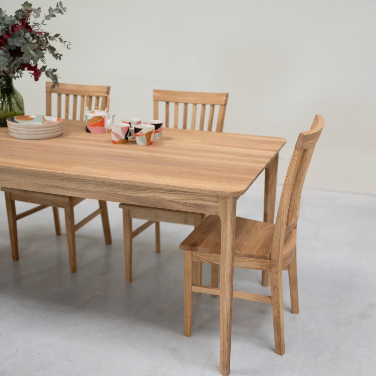 Mesa de comedor extensible de madera maciza roble ASTRID | NordicStory - Image 3