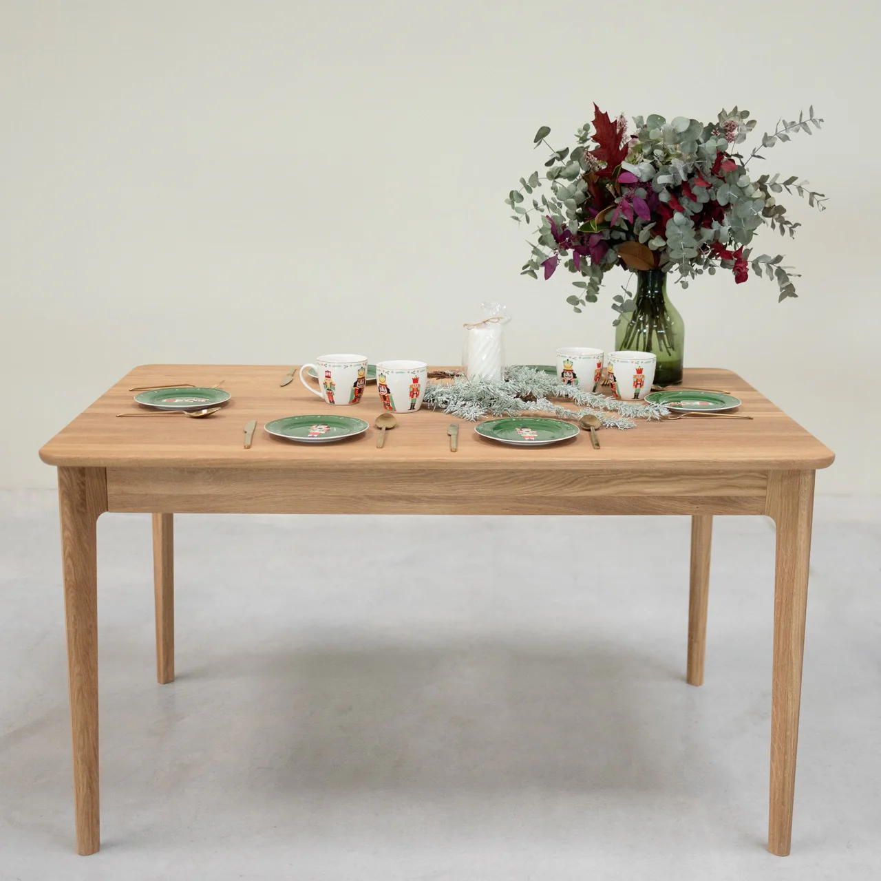 Mesa de comedor extensible de madera maciza roble ASTRID | NordicStory - Image 8