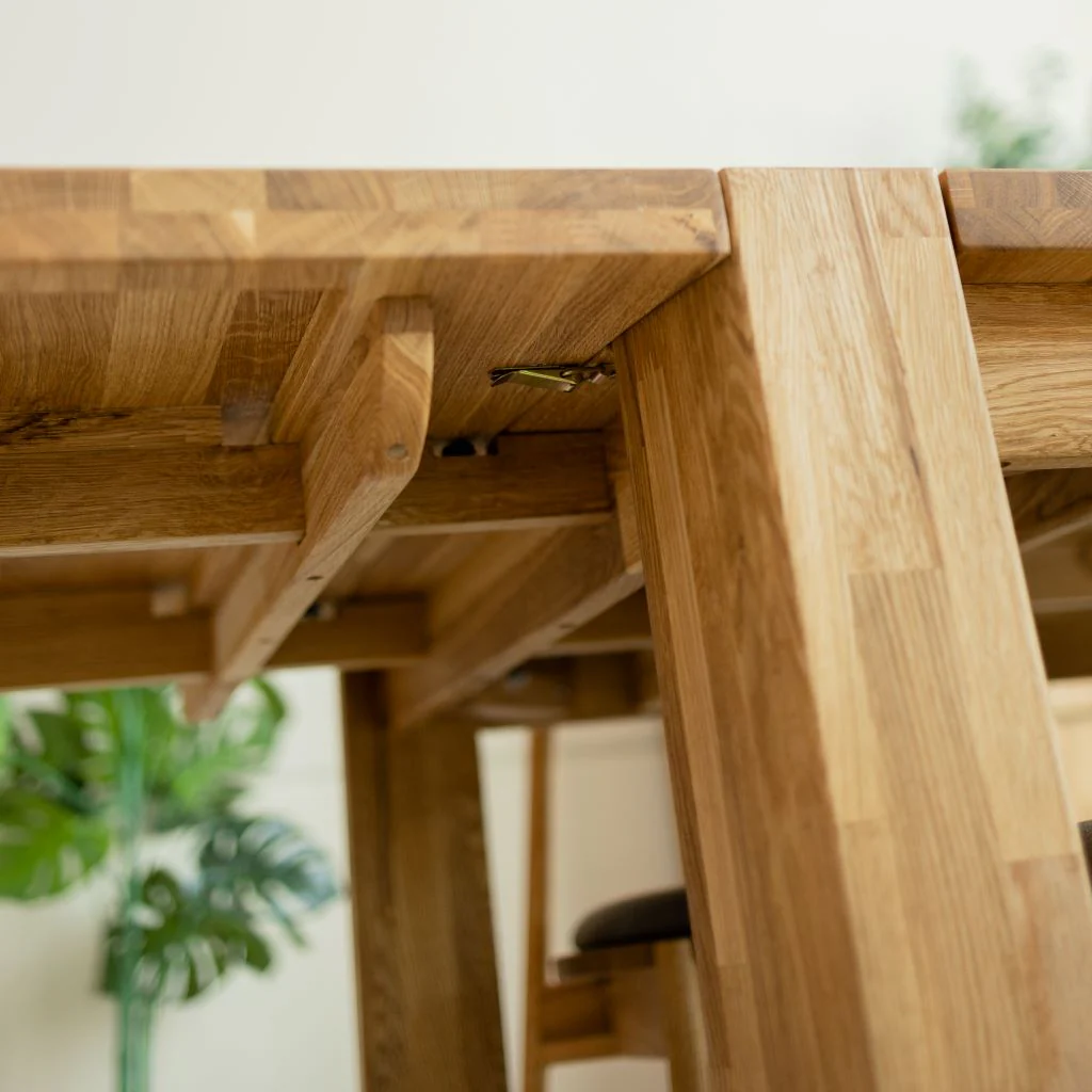 Mesa rectangular de comedor extensible madera de roble BALDER hasta 5 m | NordicStory - Image 10