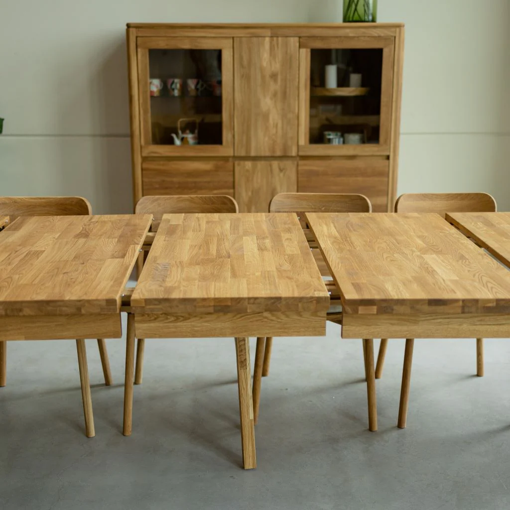 Mesa rectangular de comedor extensible madera de roble BALDER hasta 5 m | NordicStory - Image 13
