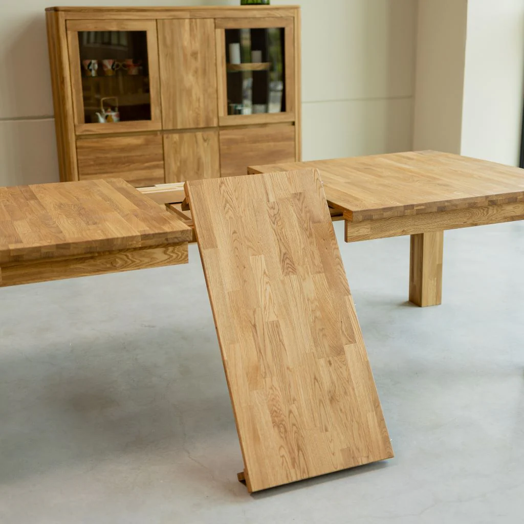 Mesa rectangular de comedor extensible madera de roble BALDER hasta 5 m | NordicStory - Image 14