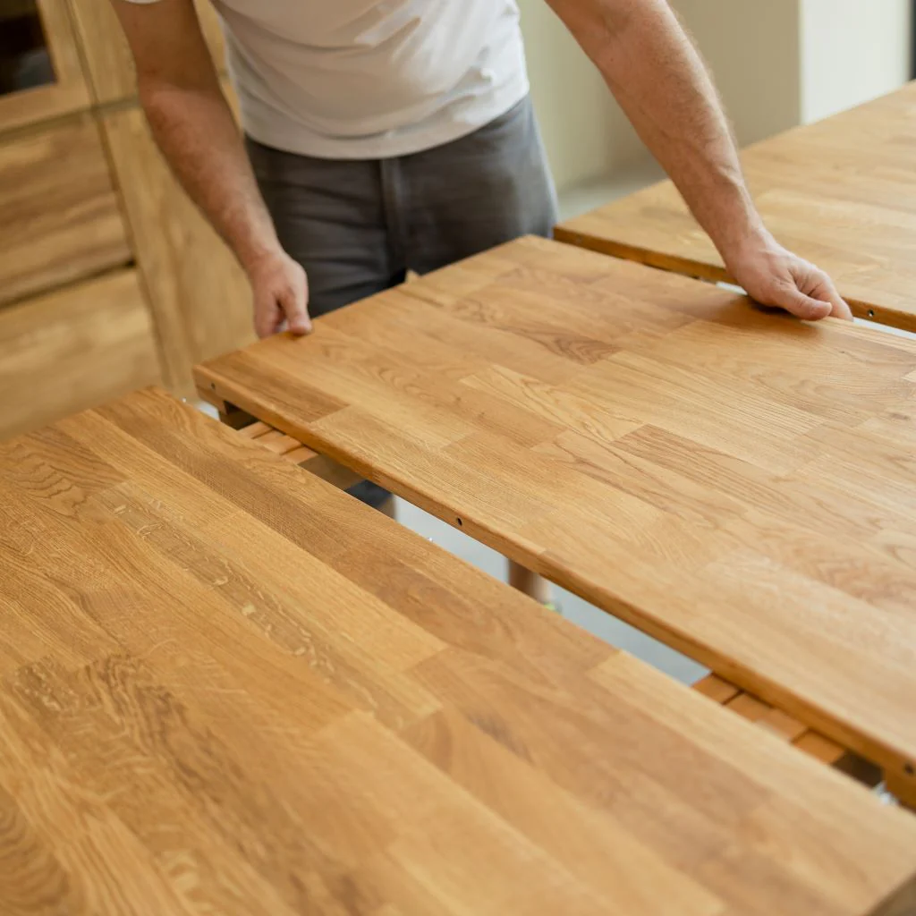 Mesa rectangular de comedor extensible madera de roble BALDER hasta 5 m | NordicStory - Image 15